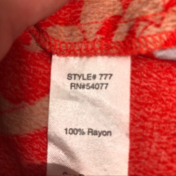 CAbi Lovely Day Mum Orange Floral Cami Small - Picture 7 of 9